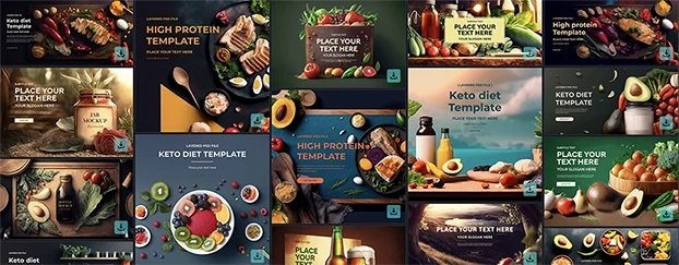 Top 10 Keto and Healthy Diet Design Templates